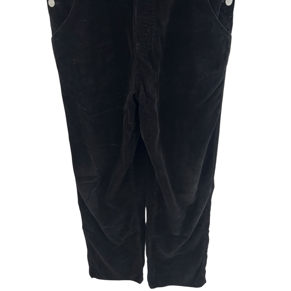 Carhartt WIP Bib Overalls Black Corduroy Size Medium - Picture 6 of 12